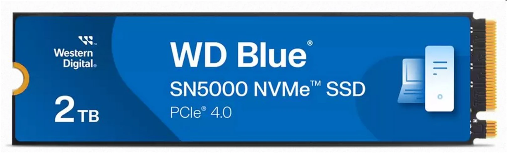 WD Blue SN5000 SSD Powered by SanDisk 2TB M.2 NVMe Gen4 5150/4850MBps