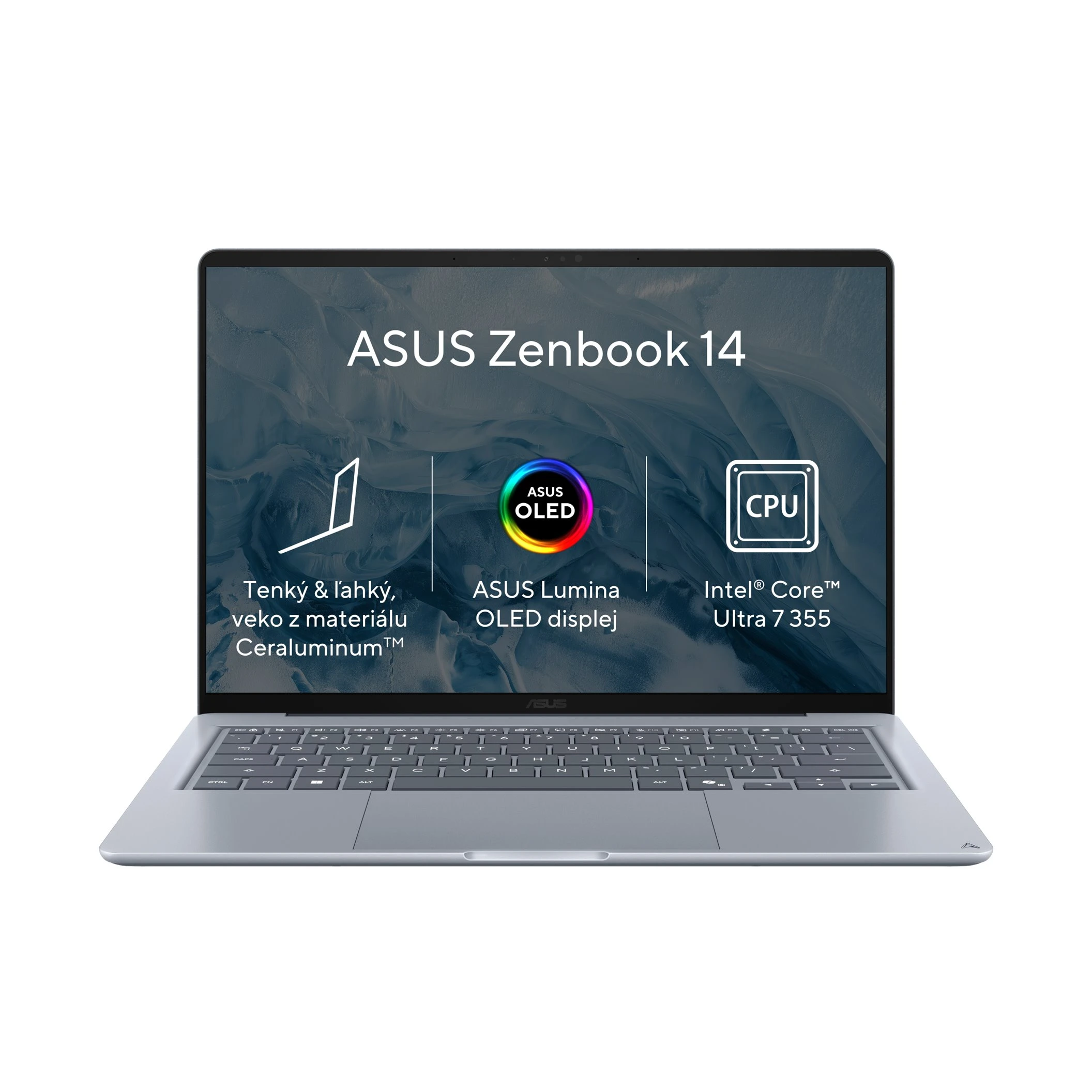 ASUS Zenbook 14/U7-355/24GB/512GB SSD/Intel UMA/14" WUXGA/Win11Home/Blue