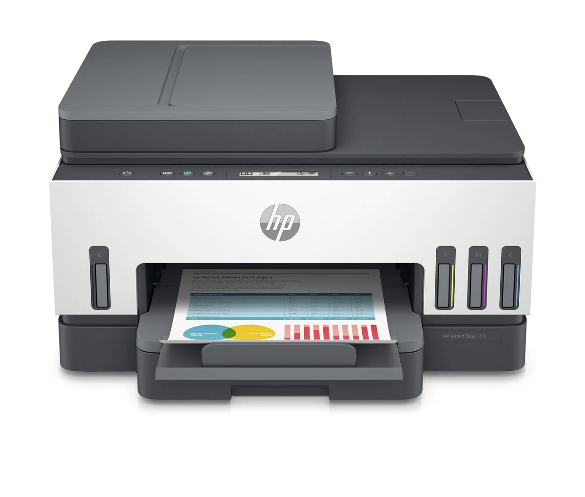HP All-in-One Ink Smart Tank 750 (A4, 15/9 str./min, USB, Wi-Fi, print, copy, scan)