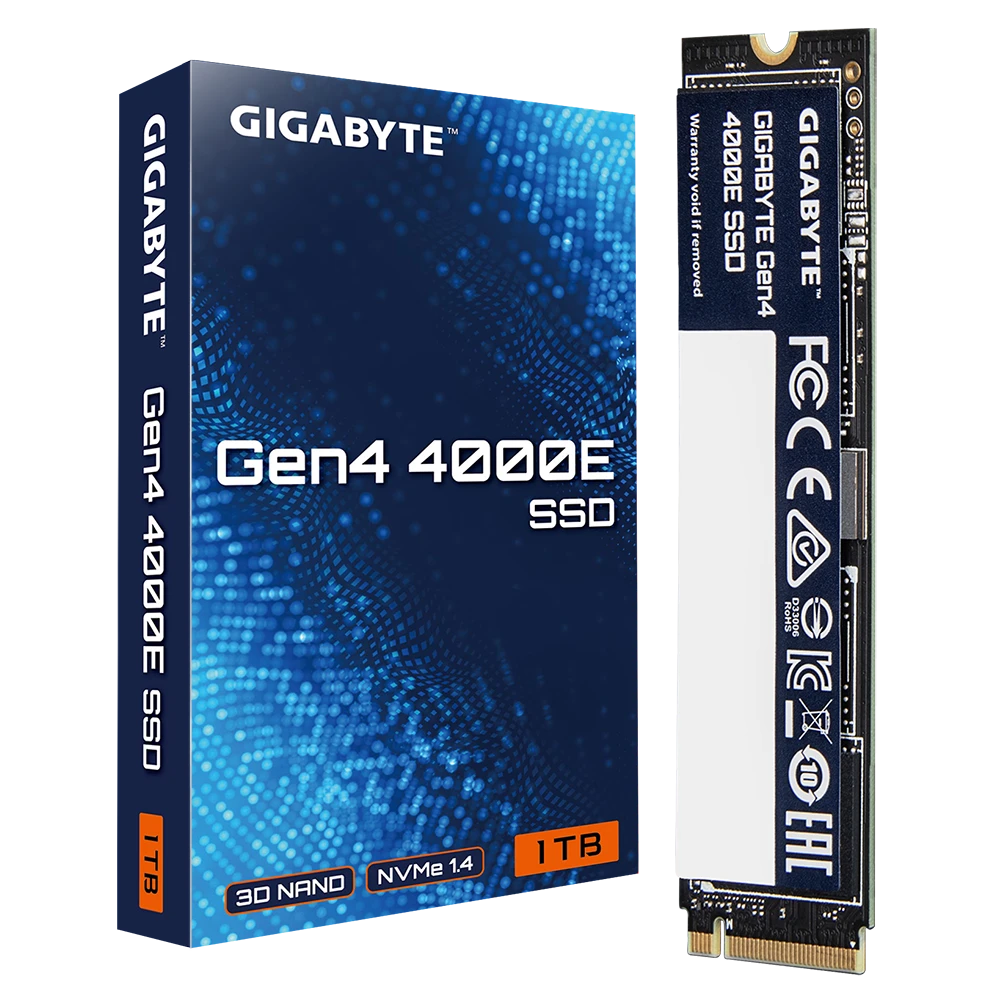 Gigabyte AORUS 4000E SSD 1TB M.2 NVMe Gen4 4000/3900 MBps