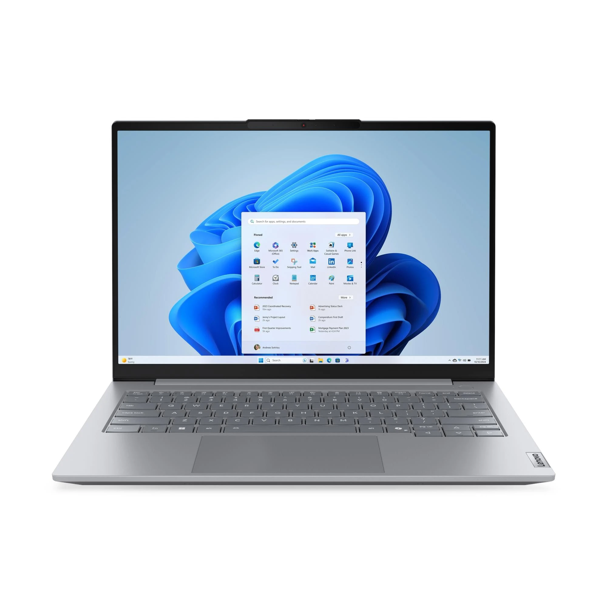 Lenovo ThinkBook 14 G8 IRL Intel Core5 210H 16GB 512GB-SSD 14"WUXGA IPS AG IntelGraphics Win11Pro Arctic Grey