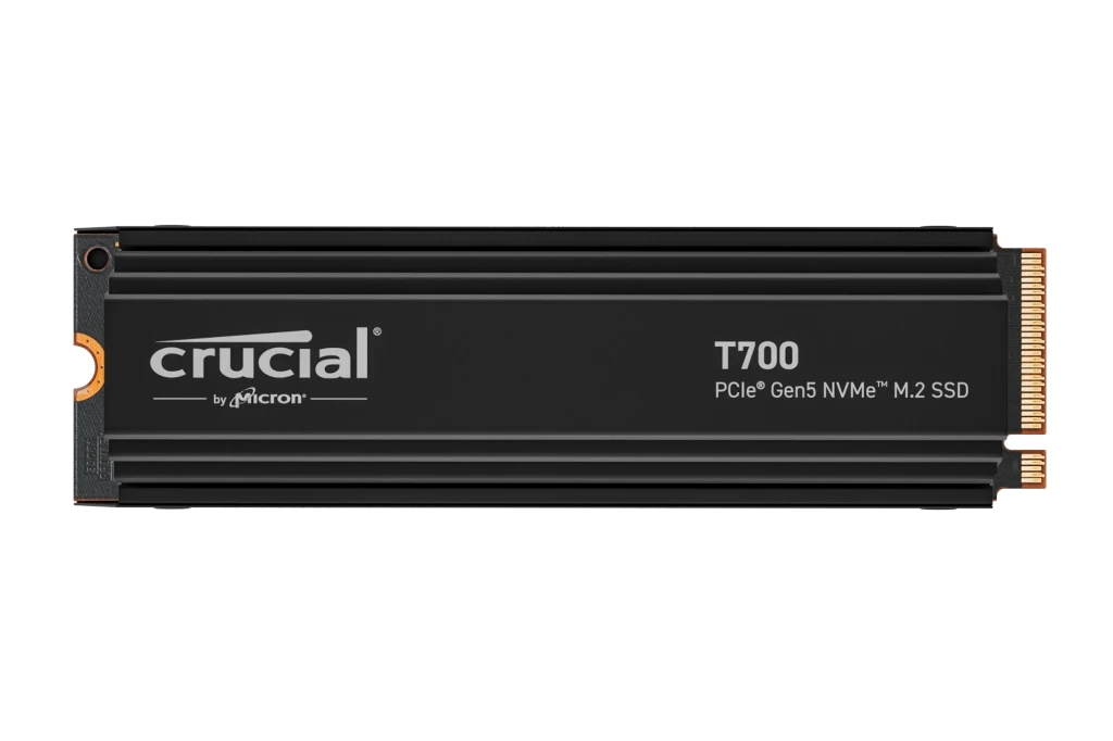 Crucial SSD T700 4TB M.2 NVMe Gen5 Heatsink 12400/11800 MBps