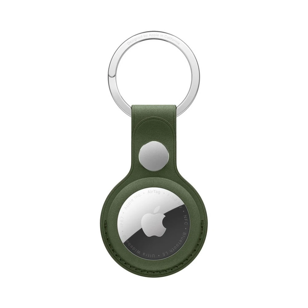 Apple AirTag FineWoven Key Ring - Moss