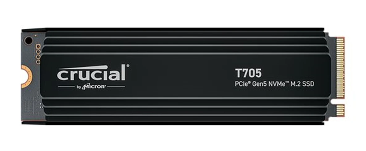 Crucial SSD T705 1TB M.2 NVMe Gen5 HeatSink 13600/10200 MBps