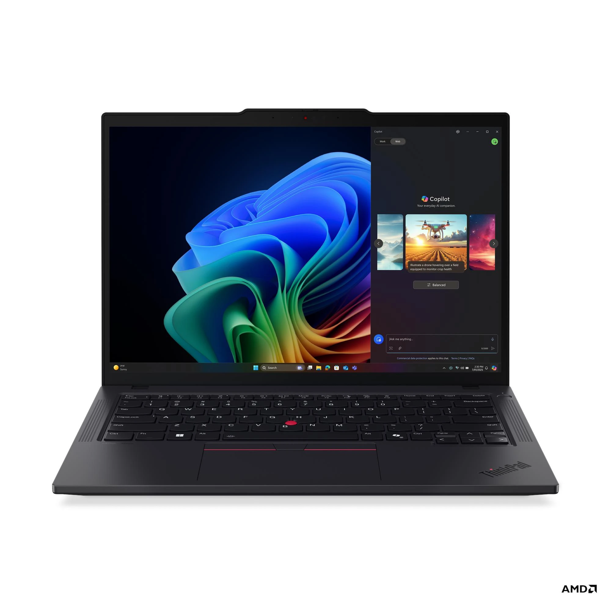 Lenovo ThinkPad T14 Gen6 RyzenAI 7 Pro 350 32GB 1TB-SSD 14.0"2.8K OLED GL TOUCH IntegRadeon Win11Pro BLACK