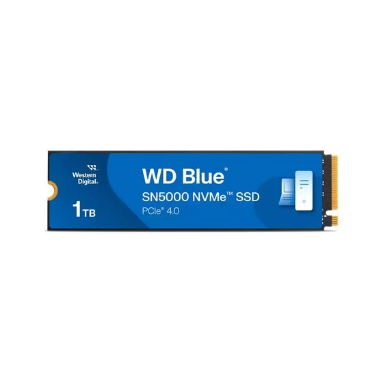 WD Blue SN5000 SSD 1TB M.2 NVMe Gen4 5150/4900 MBps