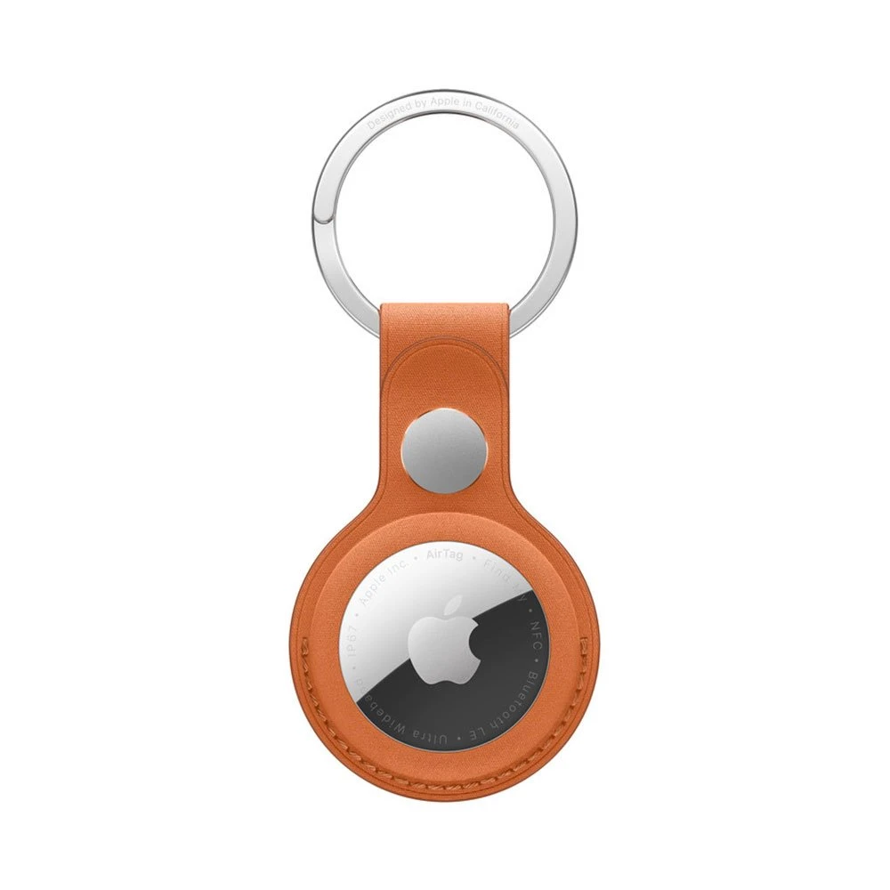 Apple AirTag FineWoven Key Ring - Fox Orange