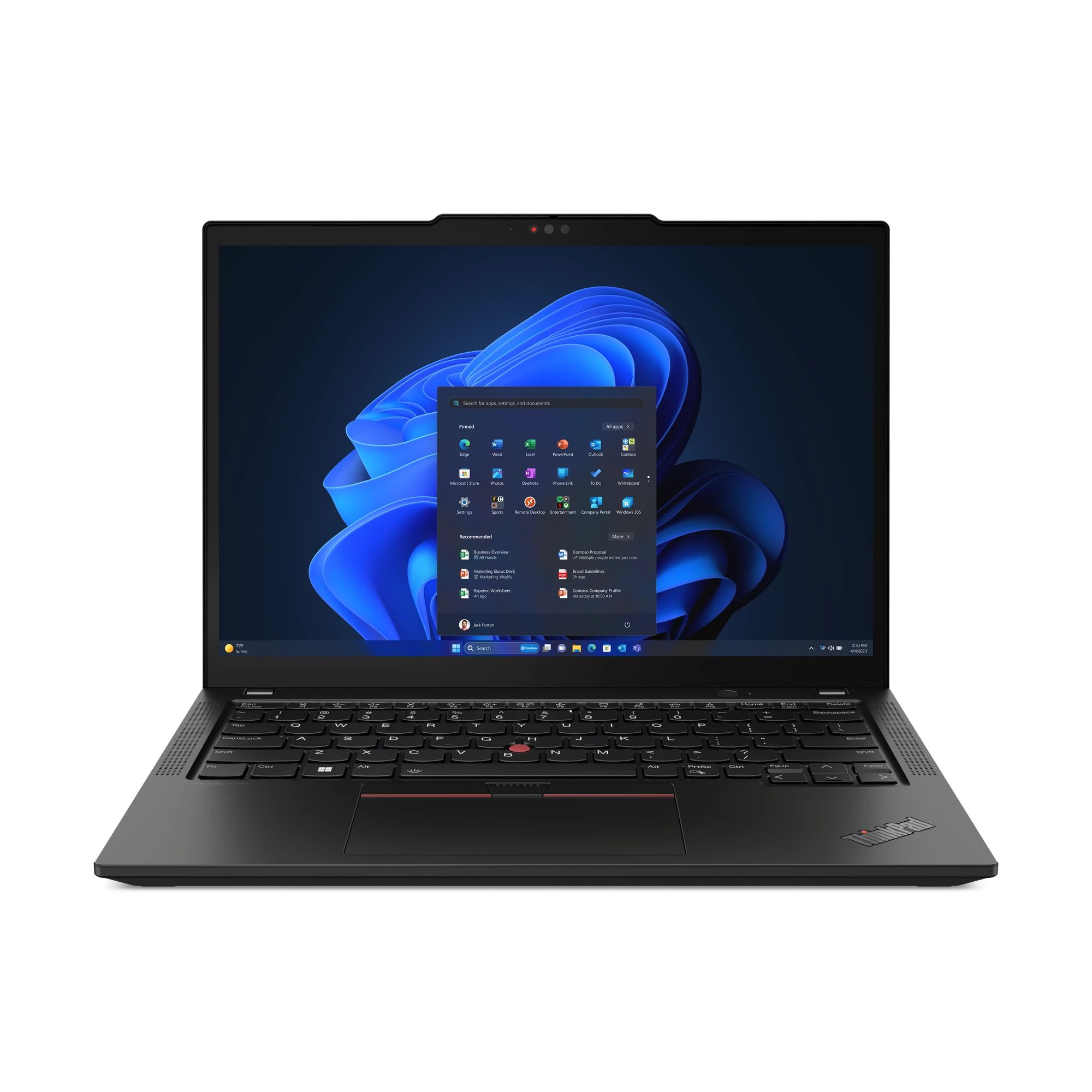 Lenovo ThinkPad  X13 gen6 Intel Ultra5-225U 16GB 512GB-SSD 13.3"WUXGA IPS AG IntelUHD Win11Pro Black