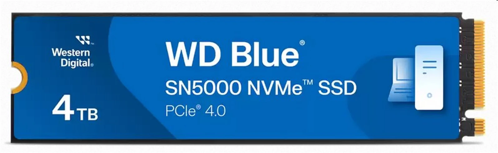 WD Blue SN5000 SSD 4TB M.2 NVMe Gen4 5500/5000 MBps