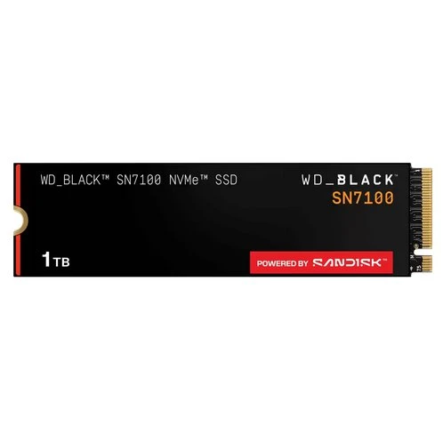 WD Black SN7100 SSD Powered by SanDisk 1TB M.2 NVMe Gen4 7250/6900MBps