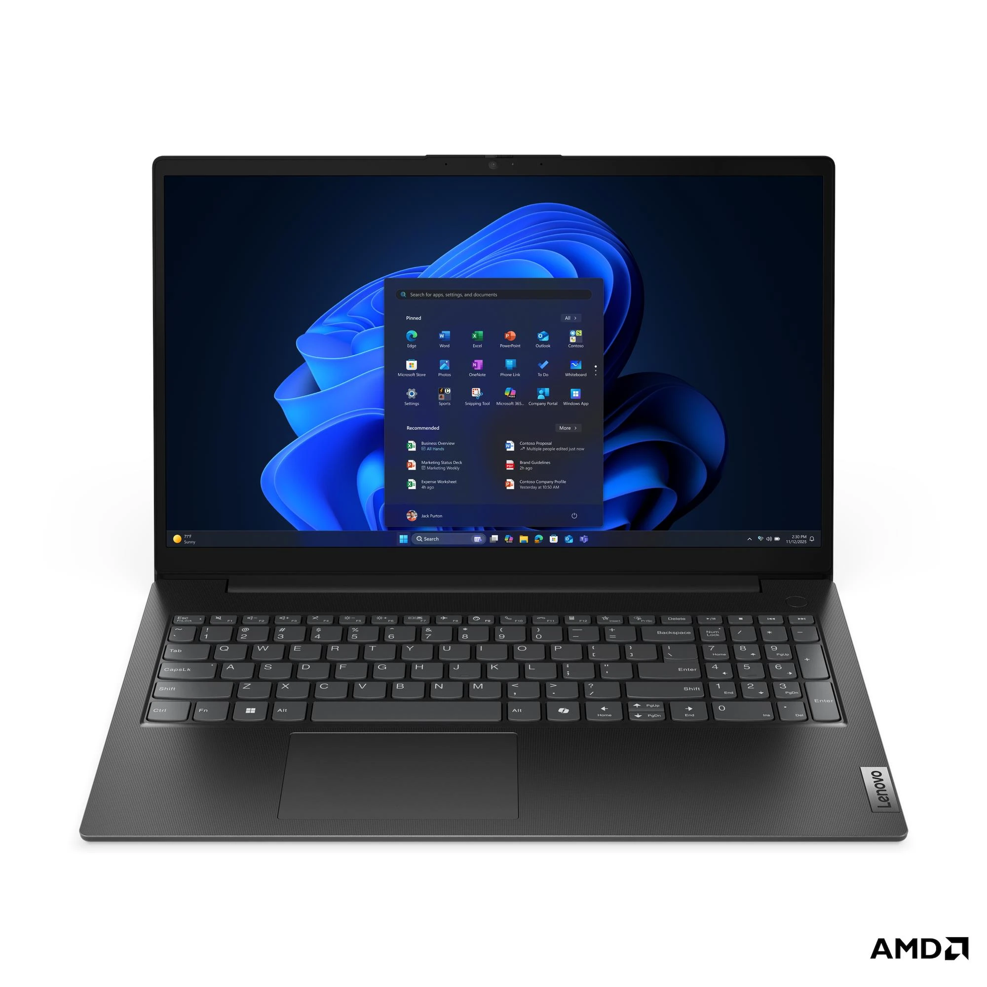 Lenovo V15 G6 ARP Ryzen 3 110 16GB 512GB-SSD 15.6"FHD TN AG IntegRadeon DOS Black