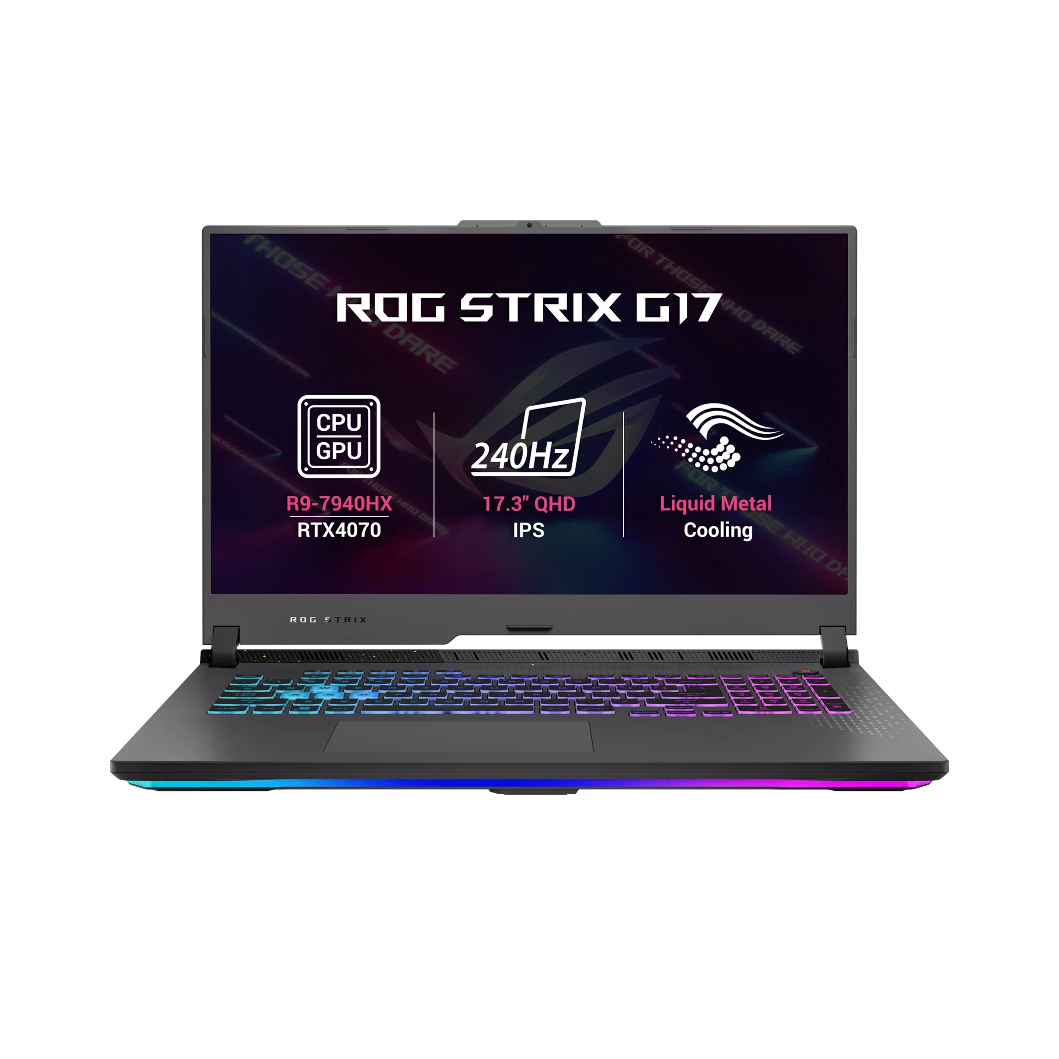 ASUS ROG Strix G17/R9-7940HX/32GB/1TB SSD/RTX 4070/17.3" WQHD/Win11H/Eclipse Gray