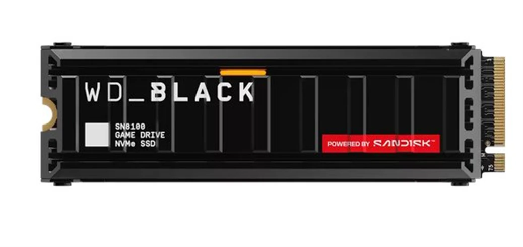WD Black SN8100 SSD Powered by SanDisk 2TB M.2 NVMe Gen5 14900/14000MBps